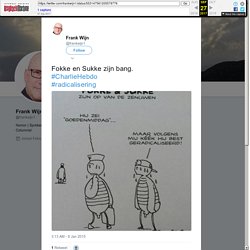 Frank Wijn on Twitter: "Fokke en Sukke zijn bang. #CharlieHebdo #radicalisering