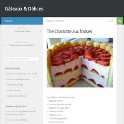 The Charlotte aux fraises