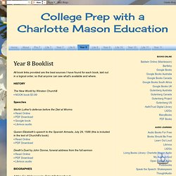 College Prep with a Charlotte Mason Education