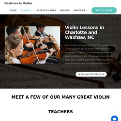 Best Violin Lessons in Charlotte