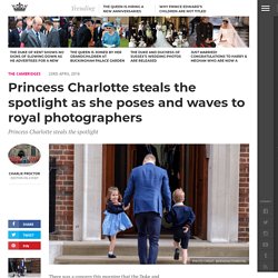 Princess Charlotte steals the spotlight as she poses and waves to royal photographers