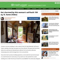 Get charmed by this woman's self-built 150 sq. ft. home (Video)
