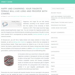 HAPPY AND CHARMING: YOUR FAVORITE FEMALE WILL LIVE LONG AND PROSPER WITH CHARMS