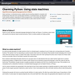 Charming Python: Using state machines