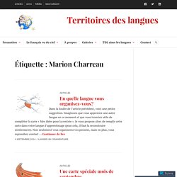Marion Charreau – Territoires des langues
