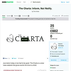 The Charta: Inform, Not Notify. by The Charta