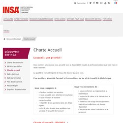 Charte Accueil - Bib'INSA
