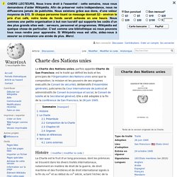 24/10/1945 Charte des Nations unies