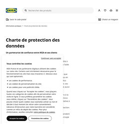 Charte de protection des données