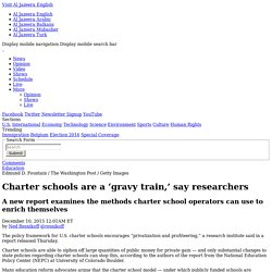 Charter Schools Are a 'Gravy Train,'