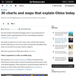 30 charts and maps that explain China today