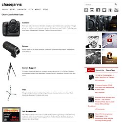 Chase Jarvis - The Photography Gear I Use