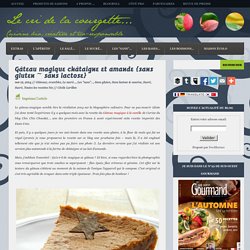 Gâteau magique châtaigne et amande {sans gluten ~ sans lactose}