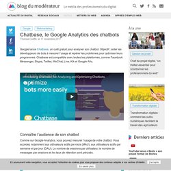 Chatbase, le Google Analytics des chatbots