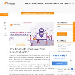 How Chatbots Can Drive Your Business Goals?