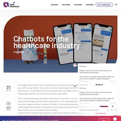 Chatbots for Healthcare industry