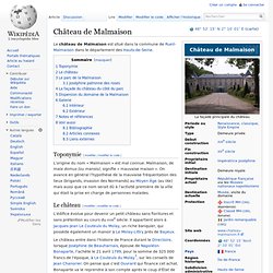 Château de Malmaison wikipedia