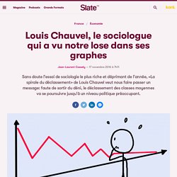 Louis Chauvel, le sociologue qui a vu notre lose dans ses graphes