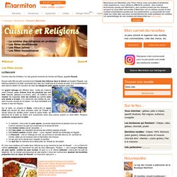 De Pessah à Chavouot - Cuisine et religions