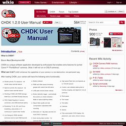 CHDK 1.2.0 User Manual