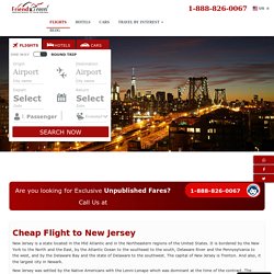 Cheap Flights to New Jersey from $26 only