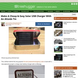 Make A Cheap & Easy Solar USB Charger With An Altoids Tin