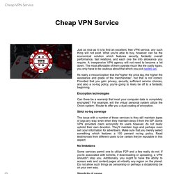 Cheap VPN Service
