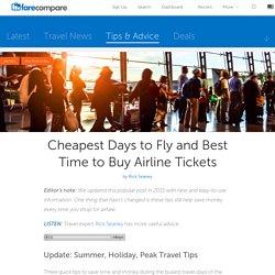 Cheapest Days to Fly and Best Time to Buy Airline Tickets - FareCompare