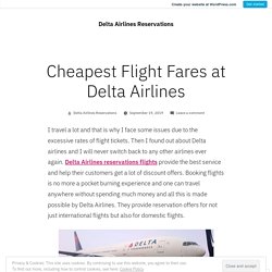 Delta Airlines Reservations Flights