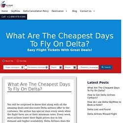 Cheapest Days To Fly Delta