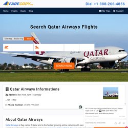 Qatar Airways - Cheapest Flights Booking - FareCopy.com