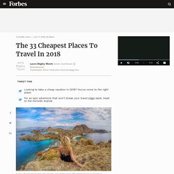 The 33 Cheapest Places To Travel In 2018