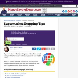 Supermarket Savings: Slash prices & save ££