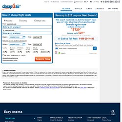 Discount Tickets, Flight Deals & Discount Airfare – CheapOair