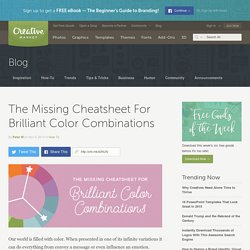 The Missing Cheatsheet For Brilliant Color Combinations