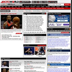 Fantasy Basketball news and analysis, draft guide, cheatsheets and projections - Rotoworld