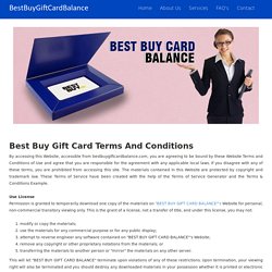 Check Best Buy Gift Card Balance