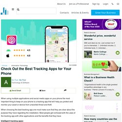 Check Out the Best Tracking Apps for Your Phone