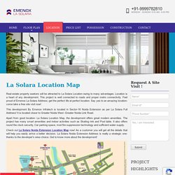 Check out La Solara Location Map