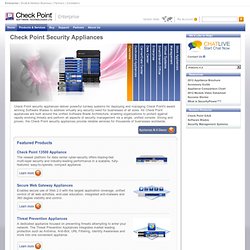 Check Point Security Appliances