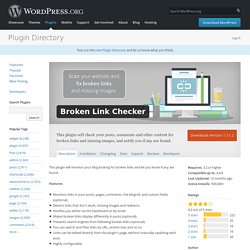 Broken Link Checker