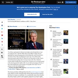 Fact-Checking Bill Clinton’s meltdown on NBC’s Today Show