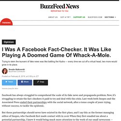 Fact-Checking Facebook Was Like Playing A Doomed Game Of Whack-A-Mole