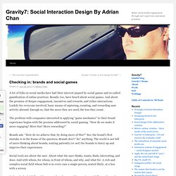 Gravity7: Social Interaction Design By Adrian Chan - Aurora