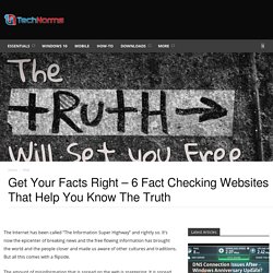 6 Best Fact Checking Websites That Help You Distinguish Between Truth and Rumors