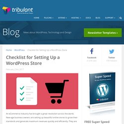 Checklist for Setting Up a WordPress Store