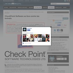 CheckPoint Software se lève contre les botnets