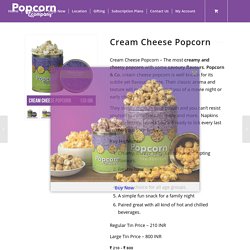 Cream Cheese Popcorn Order Online - Flovoured Popcorn