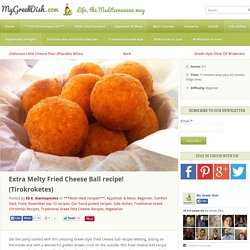 Extra Melty Fried Cheese Ball recipe! (Tirokroketes)