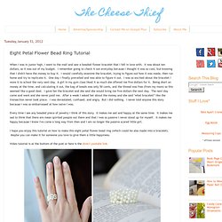 Eight Petal Flower Bead Ring Tutorial